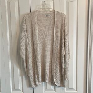 American Eagle Outfitters Beige Knit Cardigan